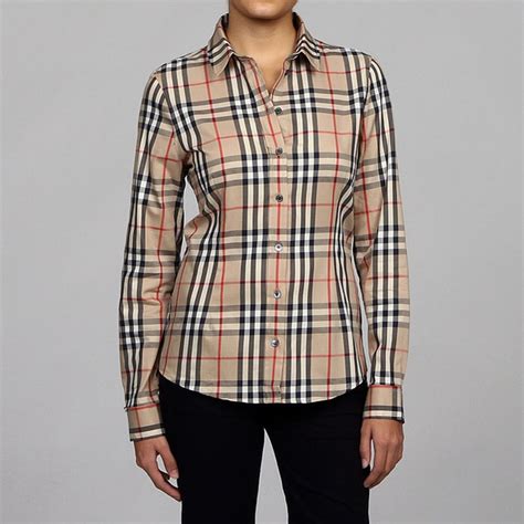 burberry womens button down shirts|burberry scribble button down shirt.